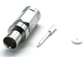 NEX10 Male Straight Connector for 1_4” Superflex Cable Soldering