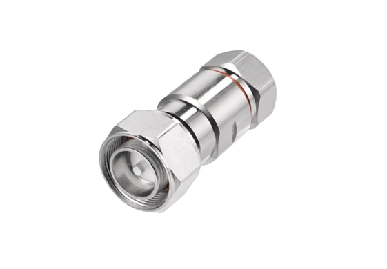 4.3-10 Male Straight Connector for 1/2" Flexible Cable