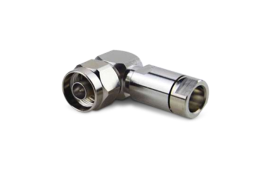 N Male RA Connector for ½” Flexible Cable Clamp Type