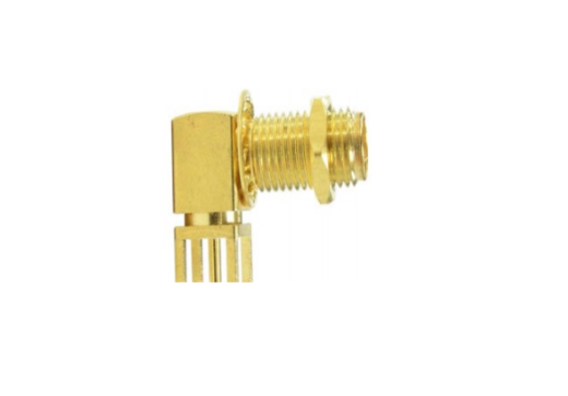 SMA Female Bulkhead Right Angle Connector For P.C.B