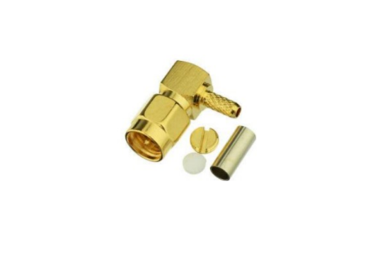SMA Male RA for RG316 -174 -LMR 100 Crimp Connector