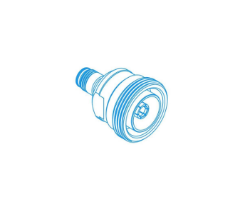 Low PIM DIN Female to NEX10 Female Adapter