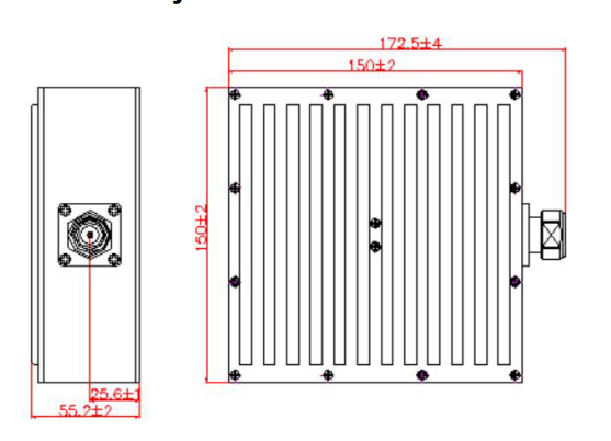 Dummy Load-50W-4.3-10 Male