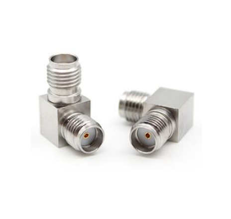 SMA Female to Female Right-Angle Adaptor
