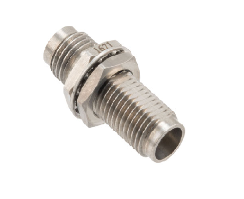 1.85 FEMALE TO 1.85 FEMALE BULKHEAD ADAPTER