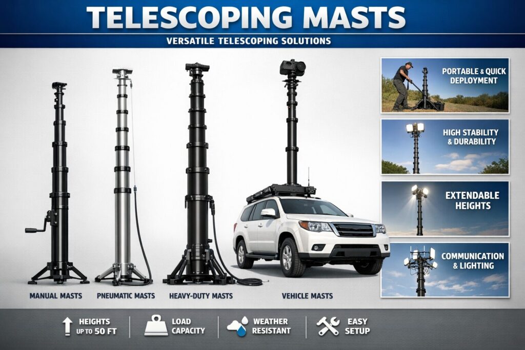 Telescoping mast catalogue image