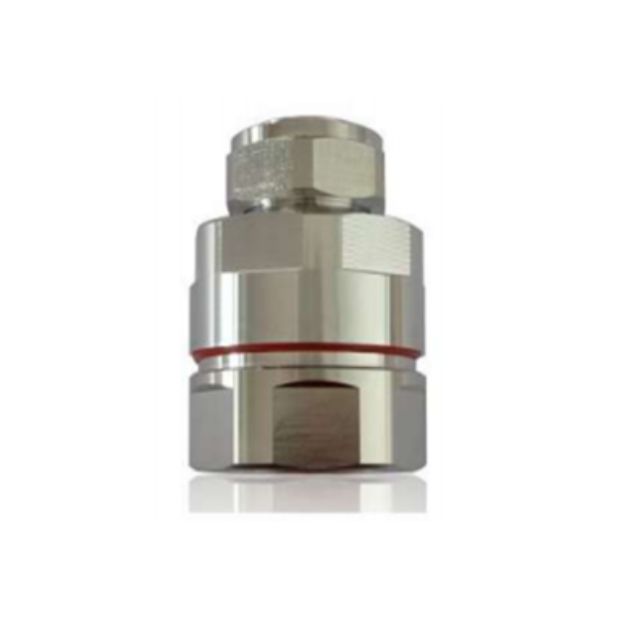 DIN Male Straight Connector for 1-14” Flexible Cable Clamp Type