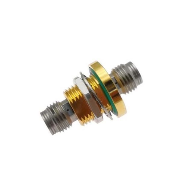 Hermetically Sealed 1.85mm Female to 1.85mm Female Adapter, Bulkhead