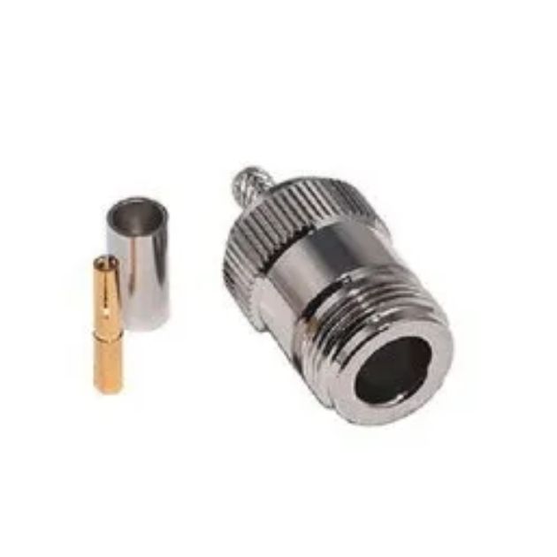 N Female Crimp Connector For LMR200 Cable