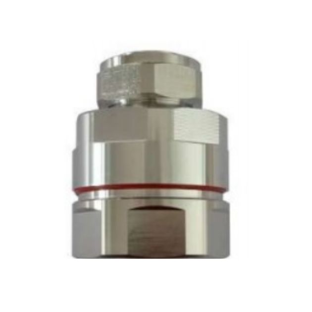 7/16 DIN Male Straight Connector for 1-1/4” Feeder Cable