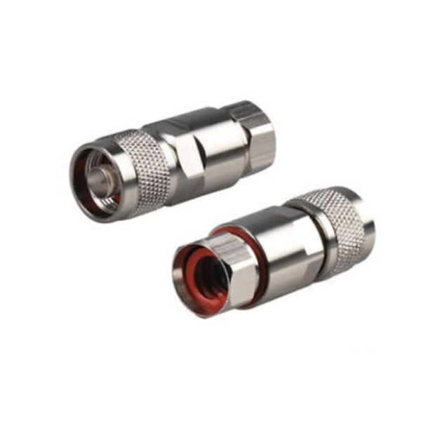 N Male Clamp Connector for 1⁄2” Foam Feeder Flexible Cable