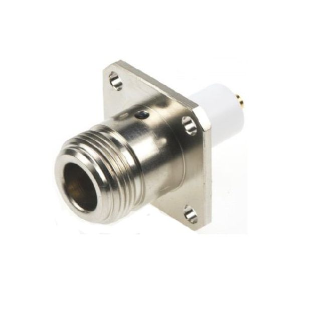 N Female 4 Hole LMR 200 Crimp Connector Get Quote