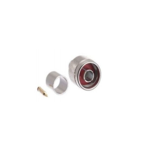 N Male Crimp Connector for RG8, RG11 & RG 213 Cable