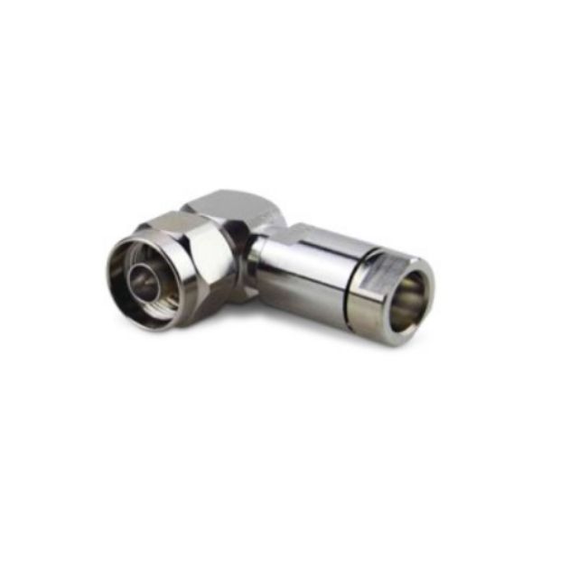 N Male R/A ½” Feeder Connector