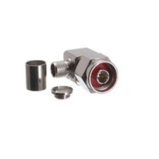 N Male R/A for LMR 400 Crimp Connector