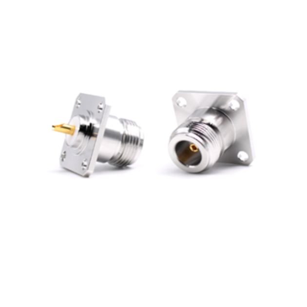 N Type Female Flange Mount Solder Cup Connector