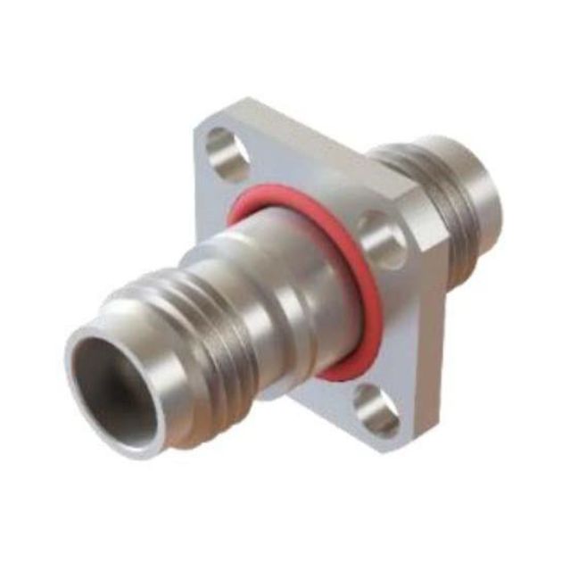 2.4mm Female to 2.4mm Female 4 Hole Flange Adapterr