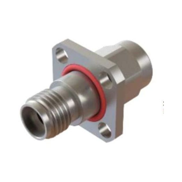 2.92mm Male to 2.92mm Female 4 Hole Flange Adapter