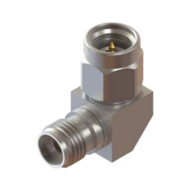 3.5mm Female to 3.5mm Male Right Angle Adapter