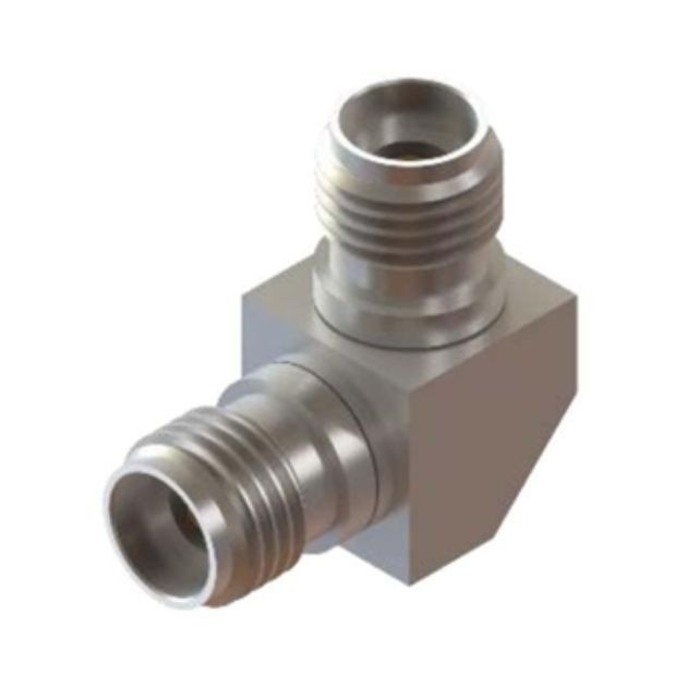 3.5mm Female to 3.5mm Female Right Angle Adapter