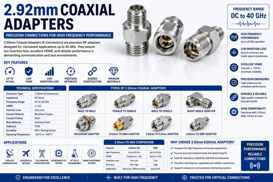 2.92mm Coaxial Adapters