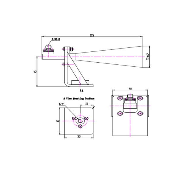 Horn Antenna (18-40 MHz)