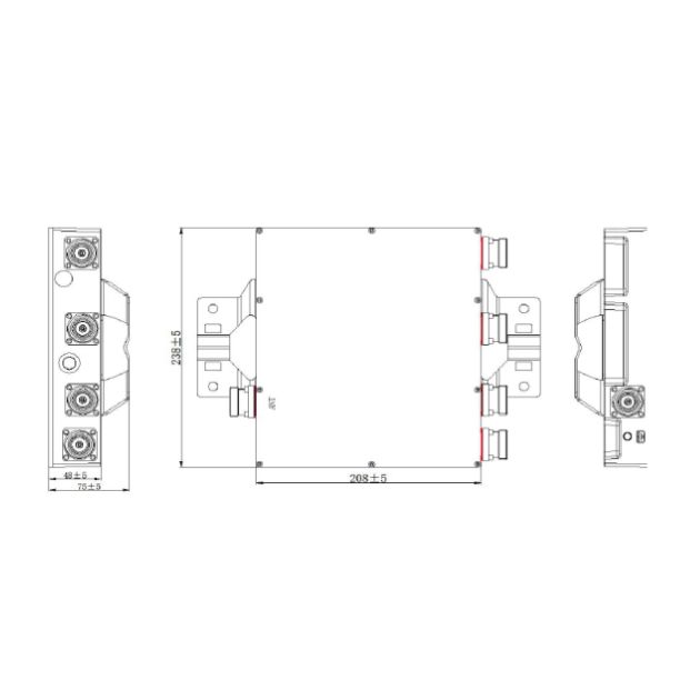 Quad-band Combiner (Single Unit)SRFS-327-DF-160