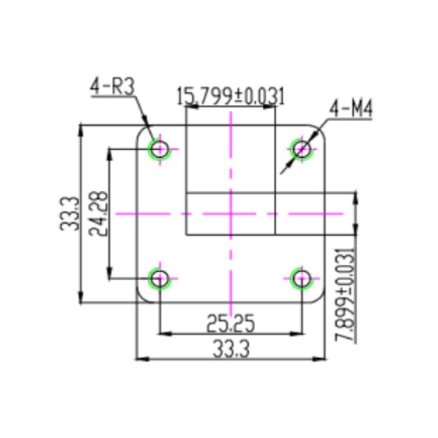 Waveguide to Coaxial Adapter (End-Launch) SRFS140WECASKPC