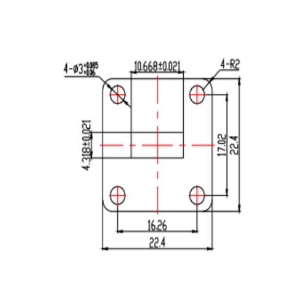 Waveguide to Coaxial Adapter (End-Launch) SRFS220WECASKPC