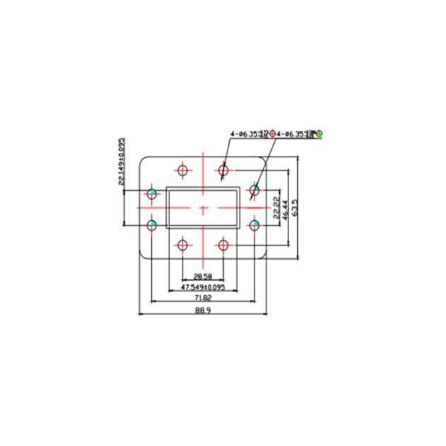 Waveguide to Coaxial Adapter (End-Launch) SRFS48WECANKPA