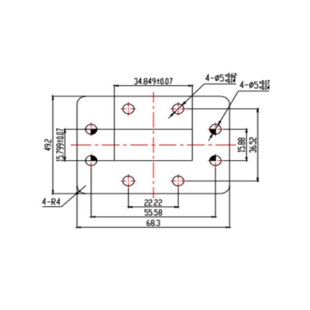 Waveguide to Coaxial Adapter (End-Launch) SRFS70WECASKPC