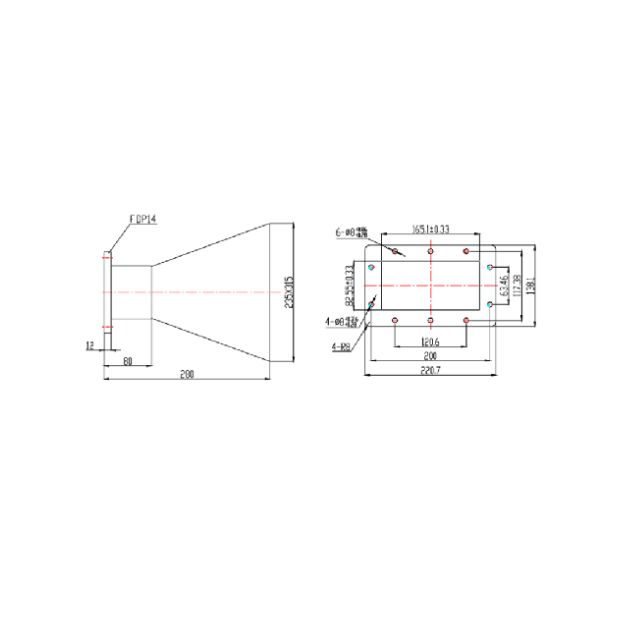 Standard Gain Horn Antenna SRFS-14SG-HA15