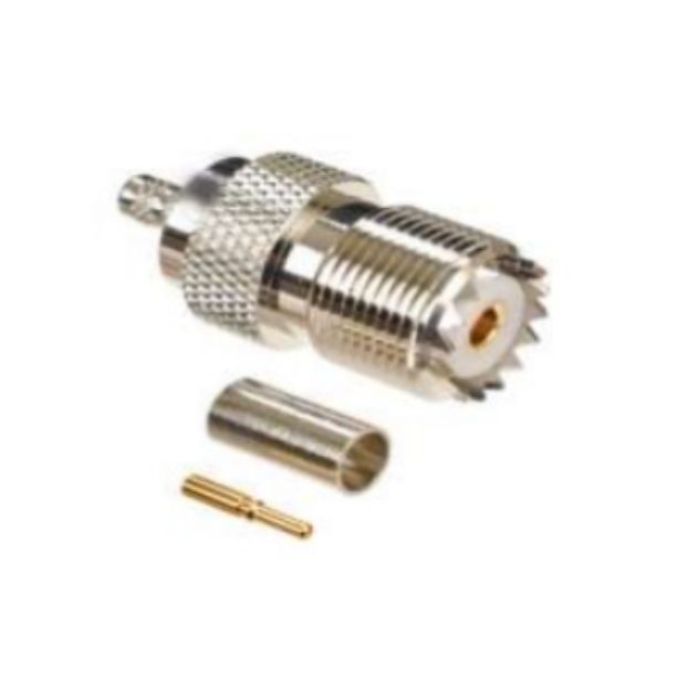 UHF FEMALE CRIMP CONNECTOR FOR RG58RG141RG142