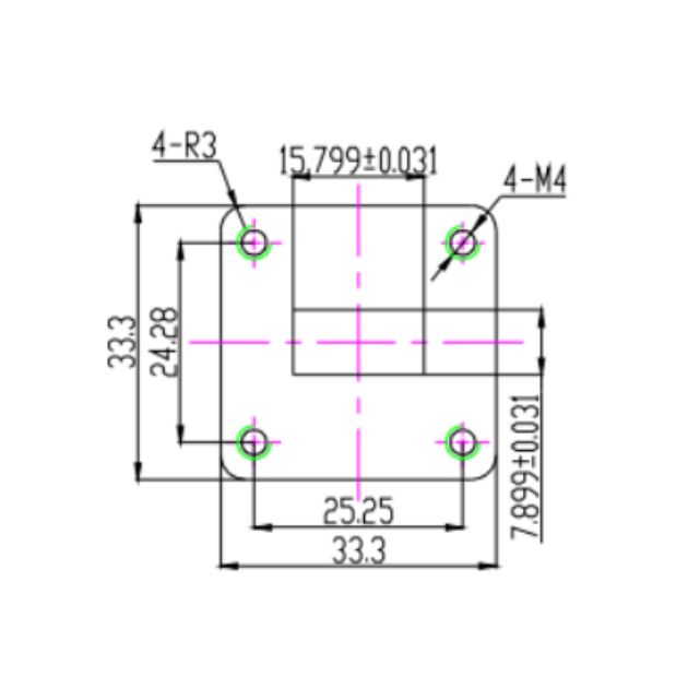 Waveguide to Coaxial Adapter (End-Launch) SRFS140WECANKPC