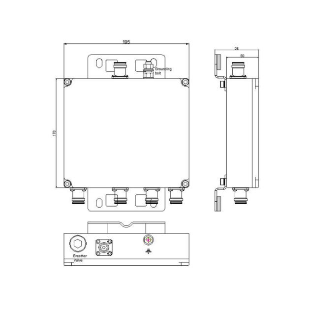 Quadplexer (Single Unit) SRFS-738-NF-150S