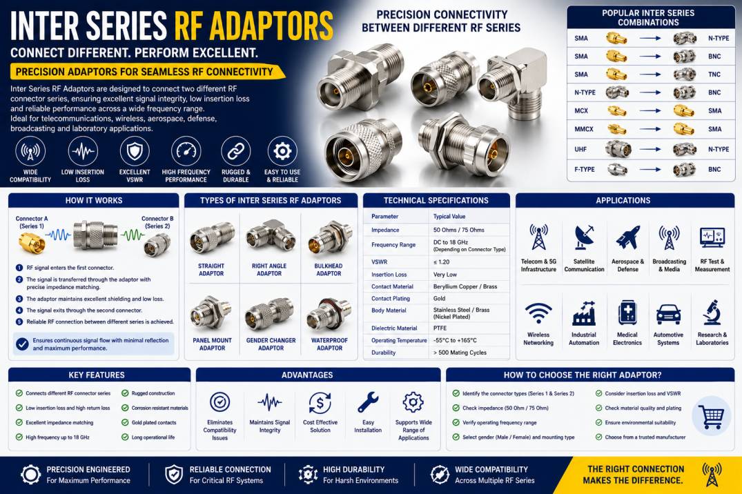 Inter Series RF Adaptors