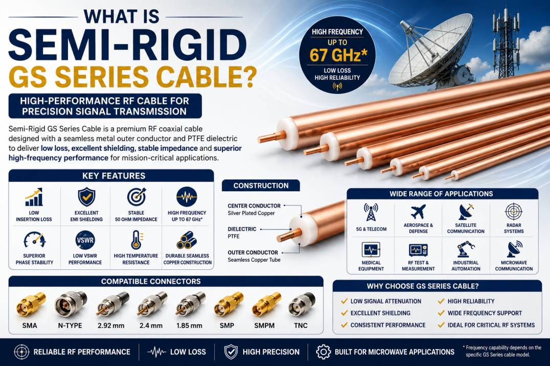 Semi-Rigid GS Series Cable