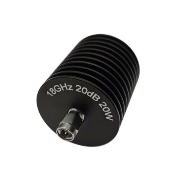 Coaxial Fixed Attenuator DC-4 GHz,1-40 dB,20 Watts,SMA,SRFS-ATB04XXSC20