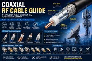 RF cable guide