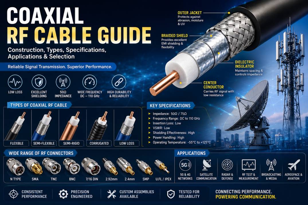 RF cable guide