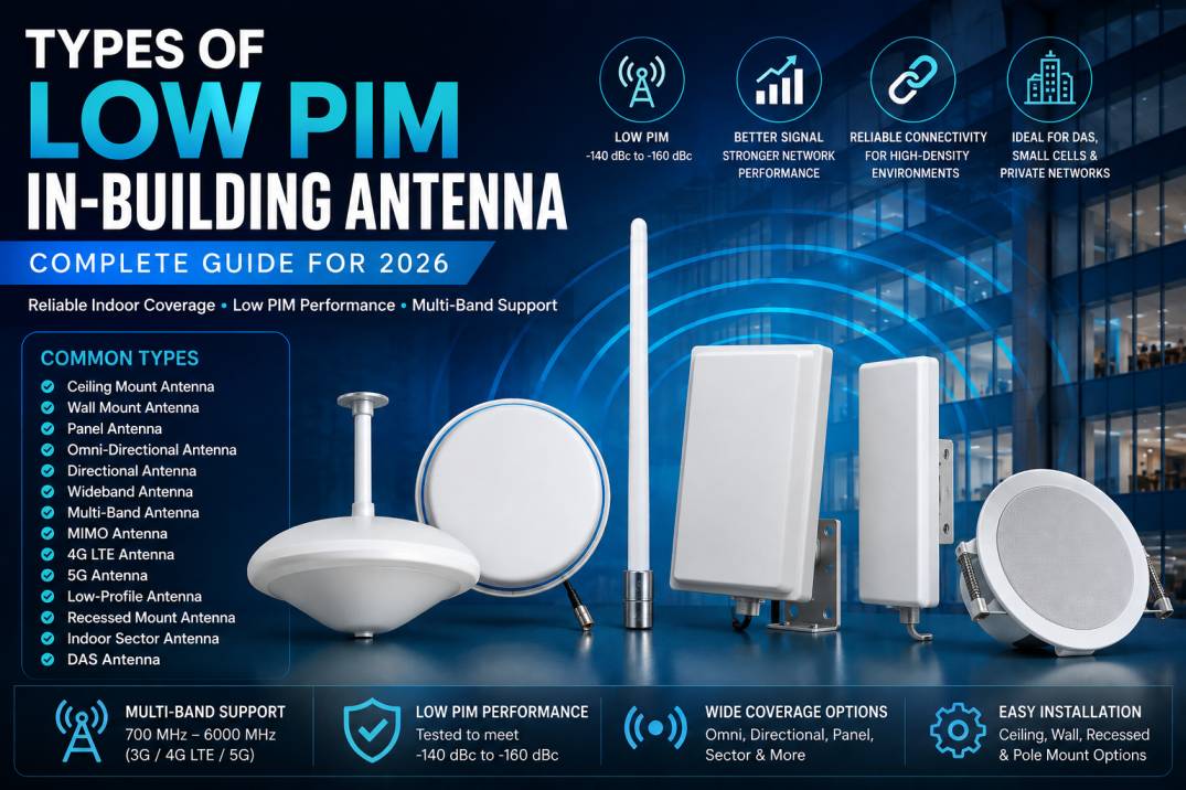 Low PIM in-building antennas
