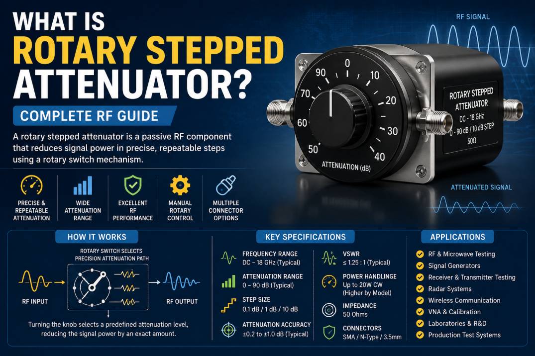 Rotary Stepped Attenuator