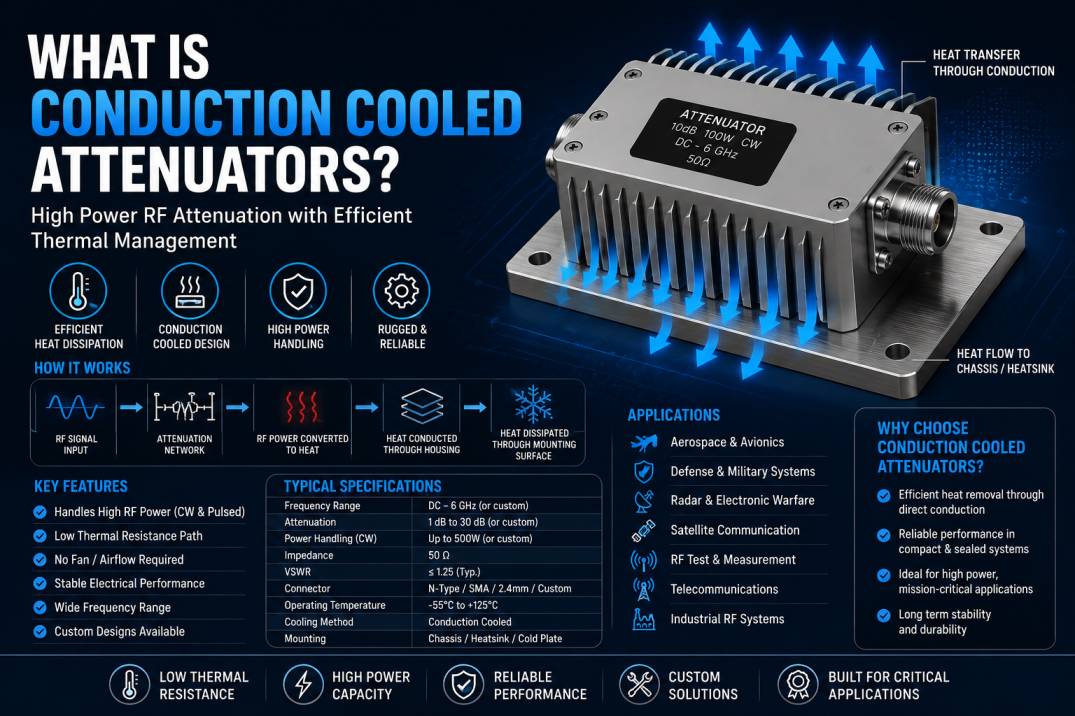 Conduction Cooled Attenuator