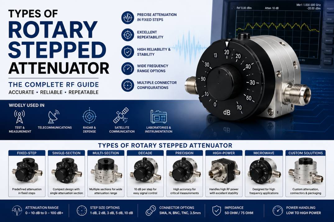 rotary stepped attenuator