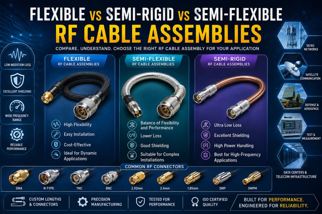 RF cable assemblies
