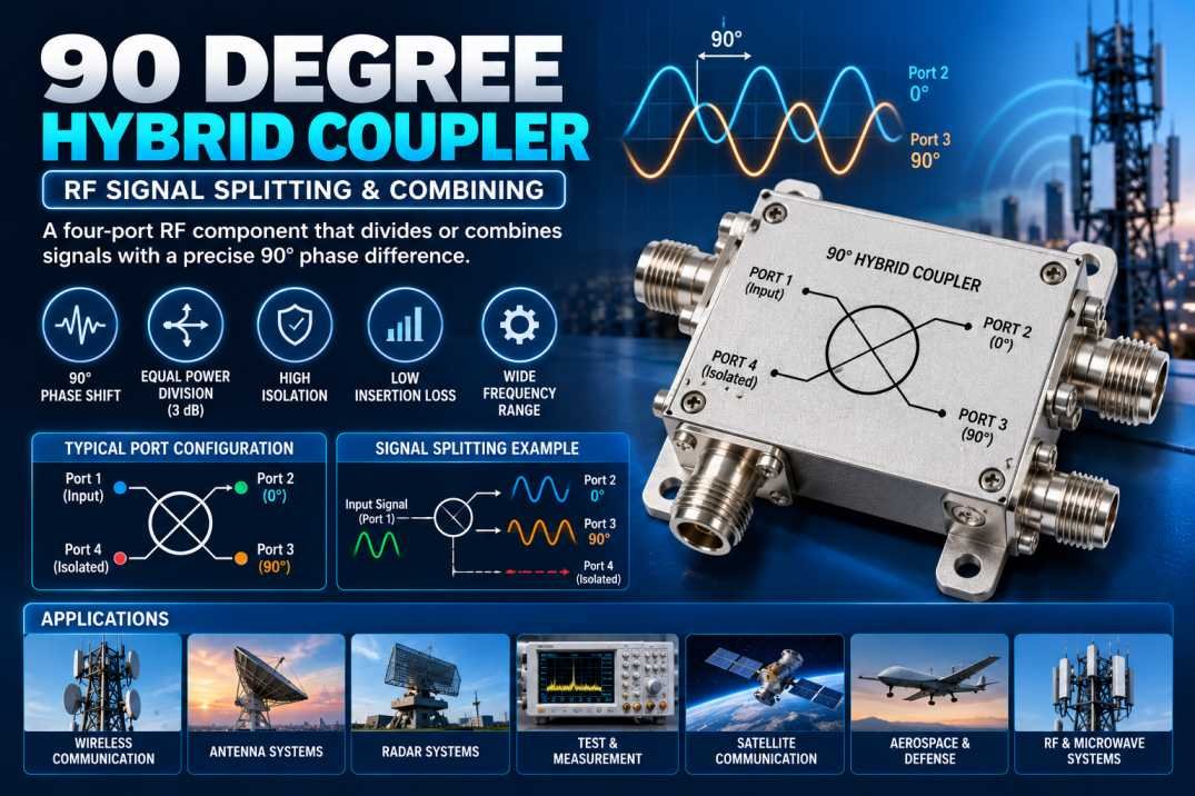 90° Hybrid Coupler RF Signal Guide (1)