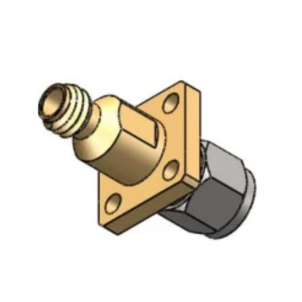 1.0mm Male to1.0mm Female 4Hole Flange Adapter ADP11002P-F