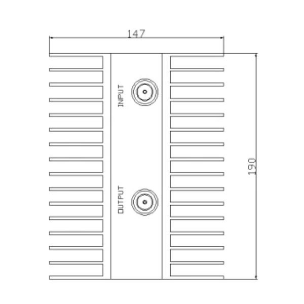 400-6000 MHz,400 Watts,160 dBC,4.3-10 Connector ALPXX400FA1