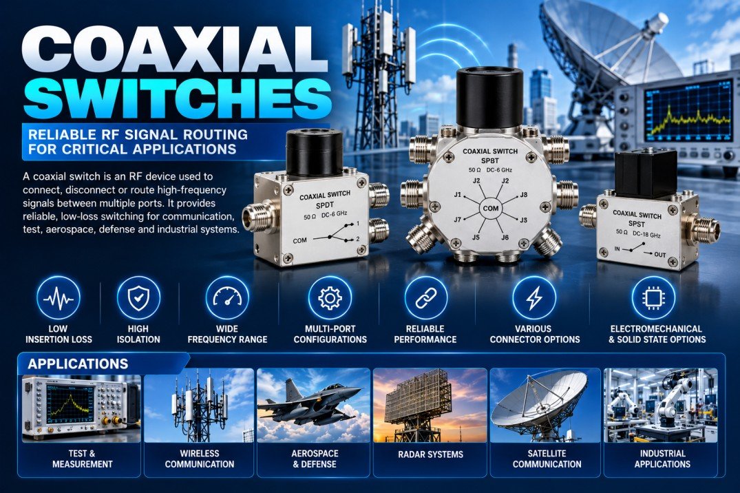 Coaxial Switches_ Reliable RF Signal Routing
