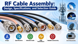 Explore RF Cable Assembly design, specifications, connector types, impedance, insertion loss, and expert tips for selecting the right assembly for your application.